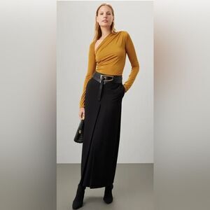 LAPOINTE Jersey Ruched Top Size 10